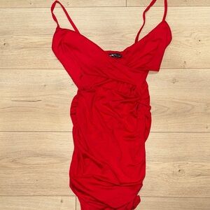 SHEIN Vibrant Red Mini Dress